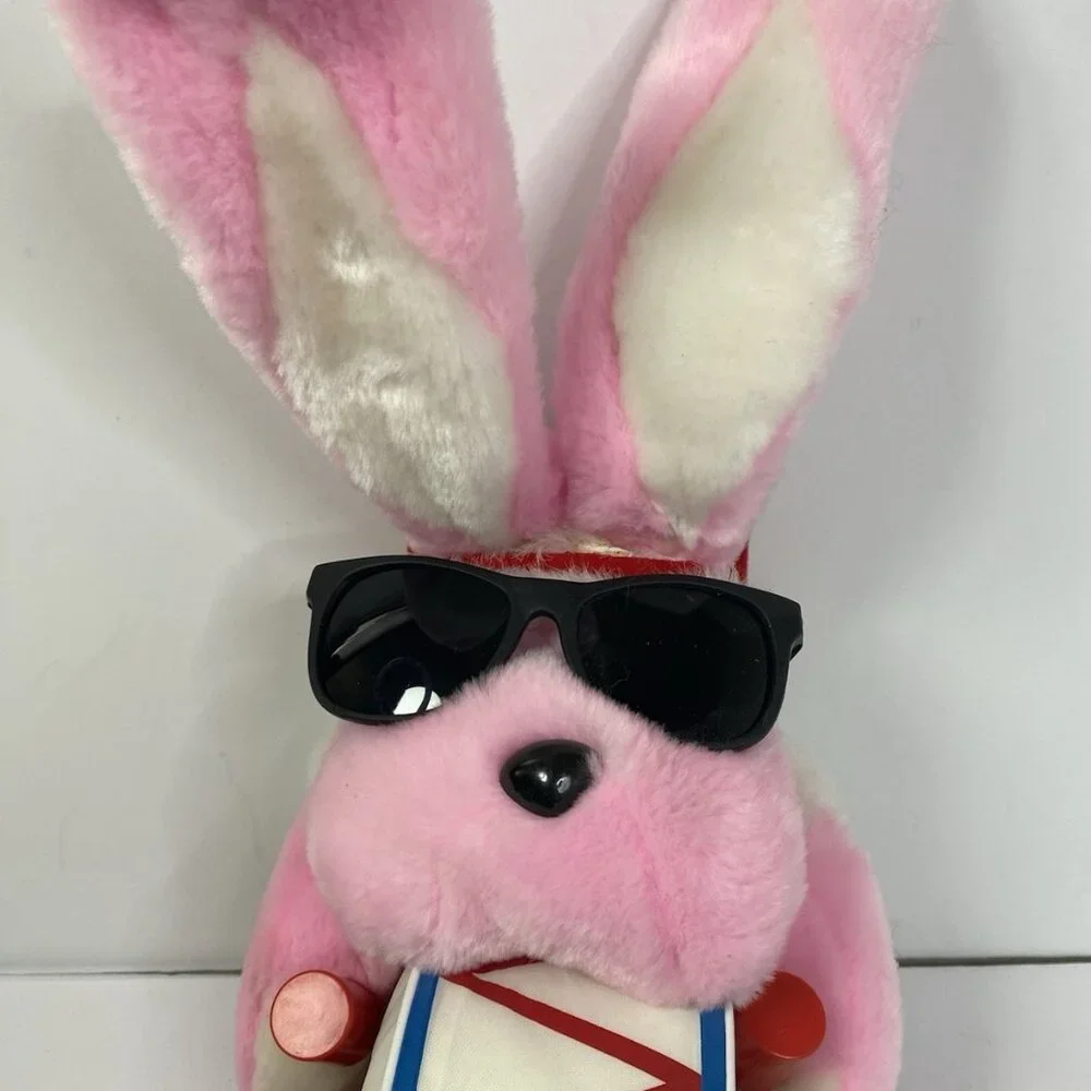 1993 Energizer Pink Bunny Christmas Stocking‎ Holiday Decor Vintage Advertising